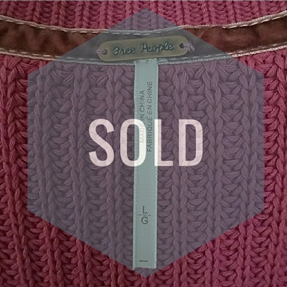 ⚘ Free People Rose Damsel Pullover Sweater - Picture 8 of 8